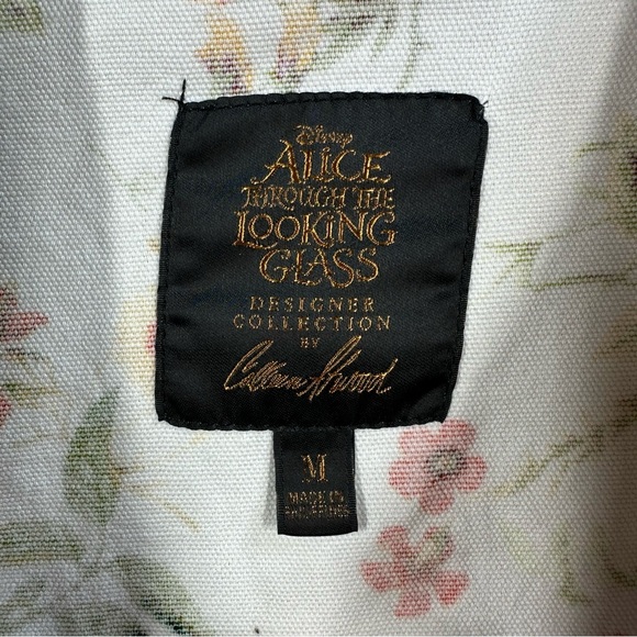 Disney Alice Through Looking Glass Floral Jacket Sz M And Capri Pants Sz 8 Set - Picture 2 of 12